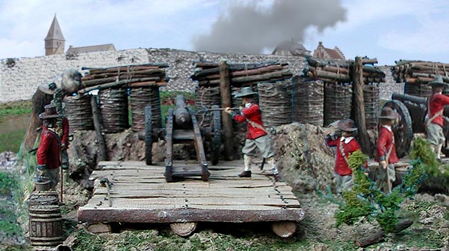 Sited closer to the fort, new batteries could pound down remaining defensive cannon and then a select place in the walls.