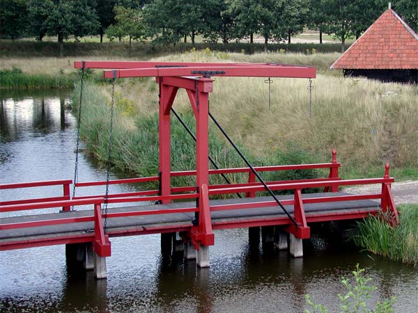 Details of a drawbridge